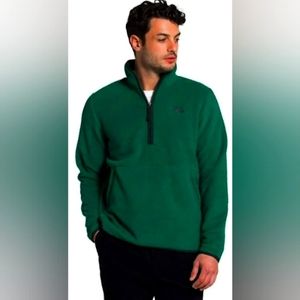 XXL Green NorthFace sherpa pullover